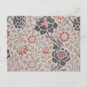 William Morris Grafton Botanic Art Design Postcard
