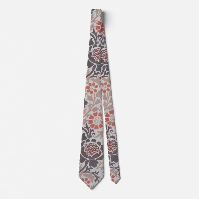 William Morris Grafton Botanic Art Design Tie (Front)