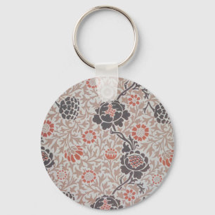 William Morris Grafton Wallpaper Key Ring