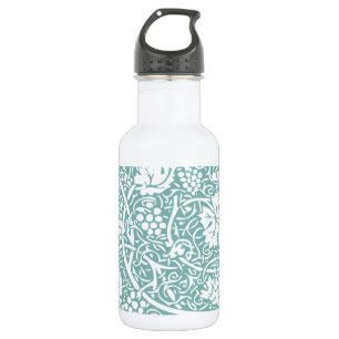 William Morris Grape Pattern Teal Turquoise 532 Ml Water Bottle