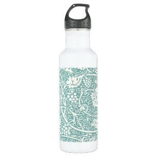 William Morris Grape Pattern Teal Turquoise 710 Ml Water Bottle