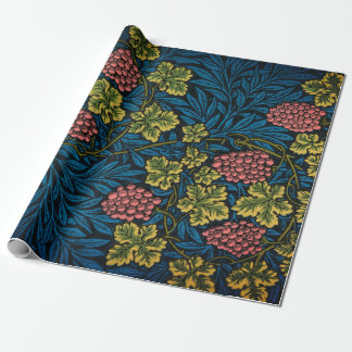 William Morris GRAPE VINE BLUE Wrapping Paper