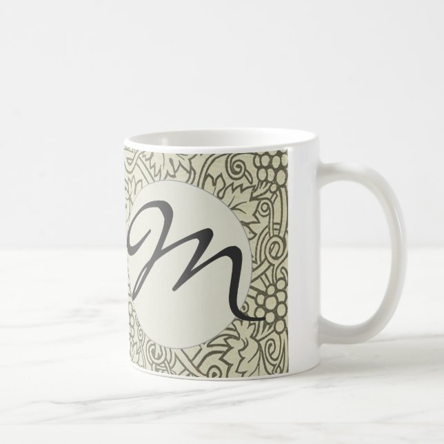 William Morris Grapevine Sage Wallpaper Coffee Mug (Right)