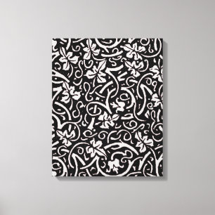 William Morris Grapevine Vine Leaf Pattern Canvas Print