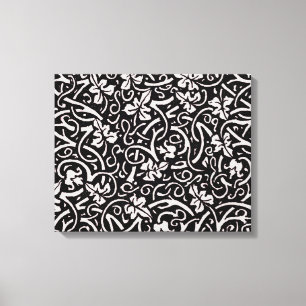 William Morris Grapevine Vine Leaf Pattern Canvas Print