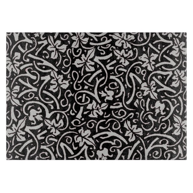 William Morris Grapevine Vine Leaf Pattern Cutting Board (Front)