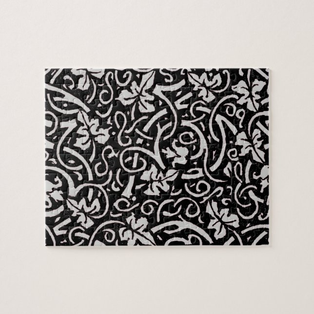 William Morris Grapevine Vine Leaf Pattern Jigsaw Puzzle (Horizontal)