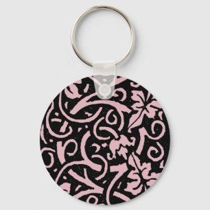 William Morris Grapevine Vine Leaf Pattern Key Ring