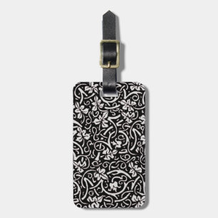 William Morris Grapevine Vine Leaf Pattern Luggage Tag
