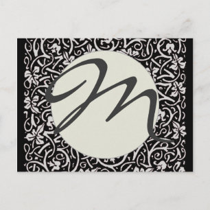 William Morris Grapevine Vine Leaf Pattern Postcard