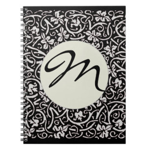 William Morris Grapevine Vine Leaf Pattern Spiral Notebook