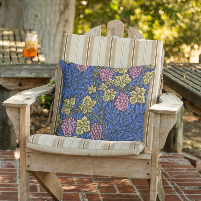 William Morris Grapevine (Wine Vines) Pattern Cushion (Chair)