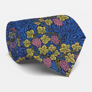 William Morris Grapevine (Wine Vines) Pattern Tie