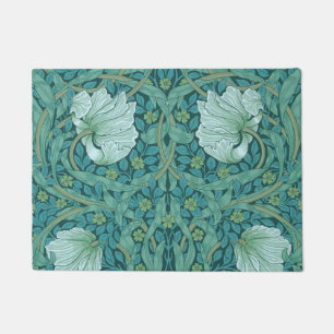 William Morris - Green Pimpernel Pattern Doormat