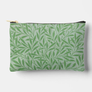 William Morris green willow leaves  Accessory Pouch
