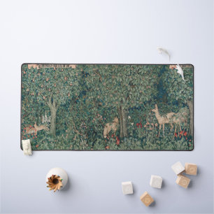 William Morris Greenery Forest Animal Botanical Desk Mat