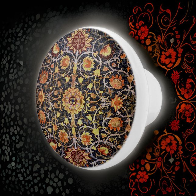 William * Morris  Grey Floral Holland Park Ceramic Knob (Creator Uploaded)