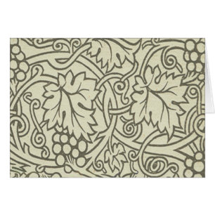 William Morris grey green Grape Vine Pattern