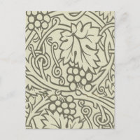 William Morris grey green Grape Vine Pattern