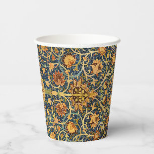 William Morris Holland Park Navy Carpet Art Paper Cups