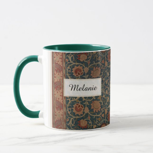 William Morris "Holland Park" Personalised Mug (Left)