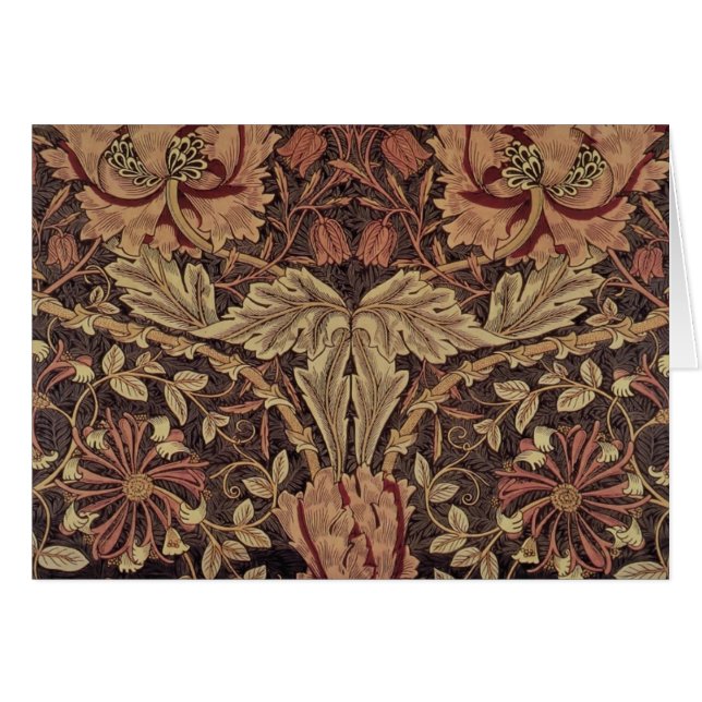 William Morris Honeysuckle Classic English Art (Front Horizontal)