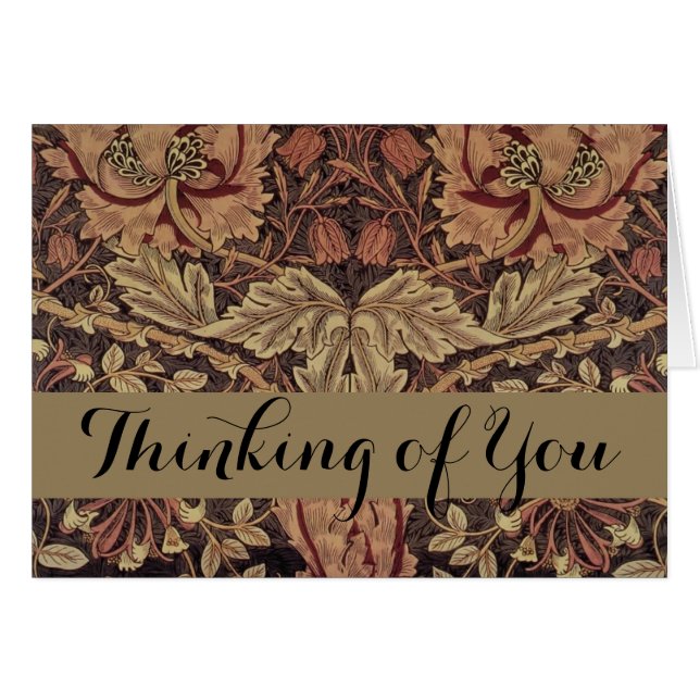 William Morris Honeysuckle Classic English Art (Front Horizontal)