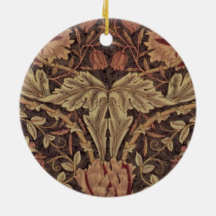 William Morris Honeysuckle Classic English Art Ceramic Tree Decoration