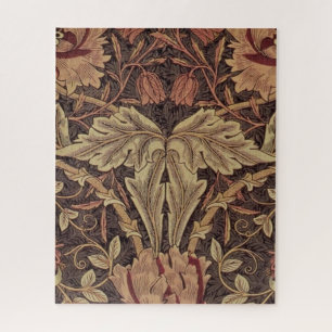 William Morris Honeysuckle Classic English Art Jigsaw Puzzle