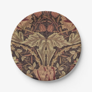 William Morris Honeysuckle Classic English Art Paper Plate