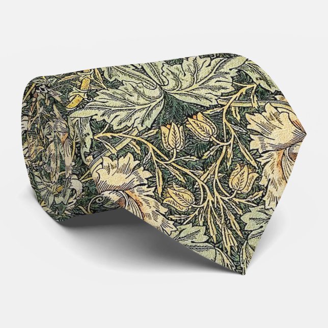  William Morris Honeysuckle Design Tie (Rolled)