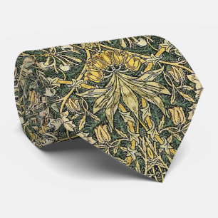 William Morris Honeysuckle Design Tie