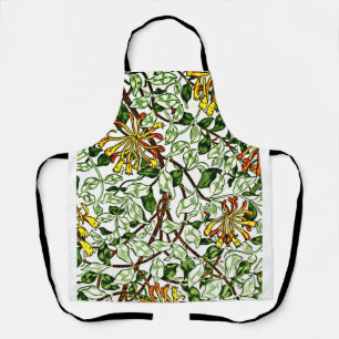 William Morris - Honeysuckle green and yellow Apron