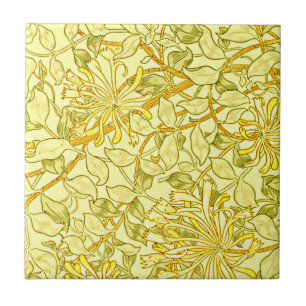William Morris - Honeysuckle in Yellow Tile