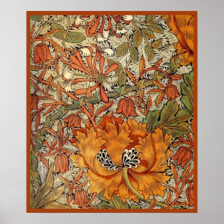 William Morris Honeysuckle Poster