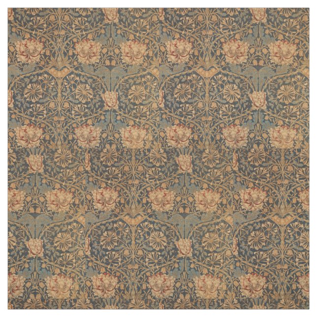 William Morris Honeysuckle Rich Wallpaper Fabric (Swatch)