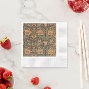 William Morris Honeysuckle Rich Wallpaper Napkin