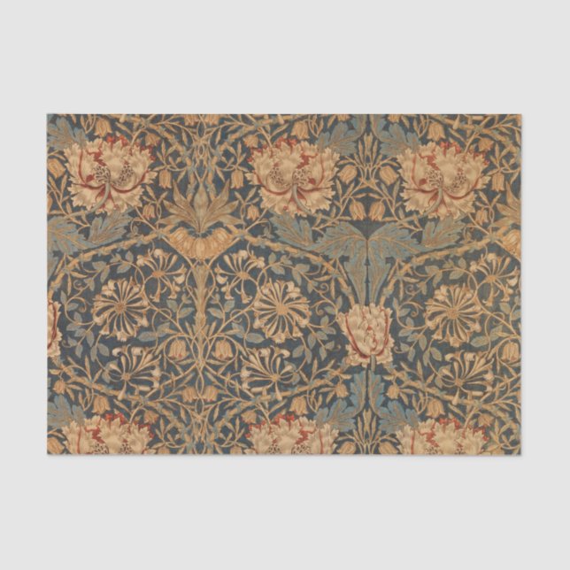 William Morris Honeysuckle Rich Wallpaper Tissue Paper (Front)