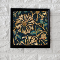 William Morris Honeysuckle Tapestry Throw Pillow