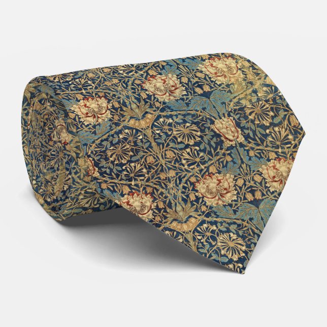 William Morris Honeysuckle Tie (Rolled)