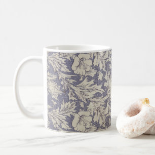 William Morris Horn Poppy Wallpaper Print: Vintage Coffee Mug