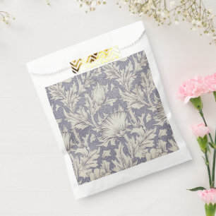 William Morris Horn Poppy Wallpaper Print: Vintage Favour Bags