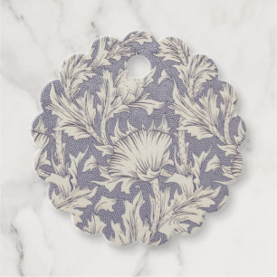 William Morris Horn Poppy Wallpaper Print: Vintage Favour Tags