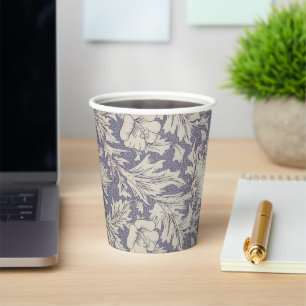 William Morris Horn Poppy Wallpaper Print: Vintage Paper Cups