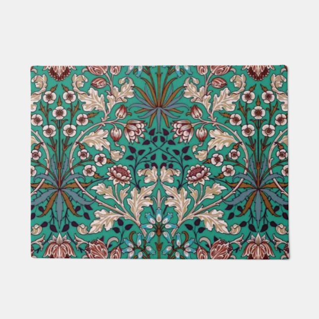 William Morris Hyacinth Doormat (Front)