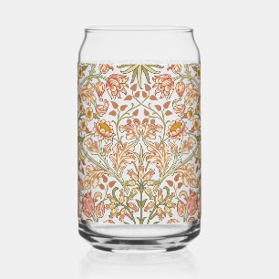 William Morris Hyacinth Floral Botanical Art Can Glass