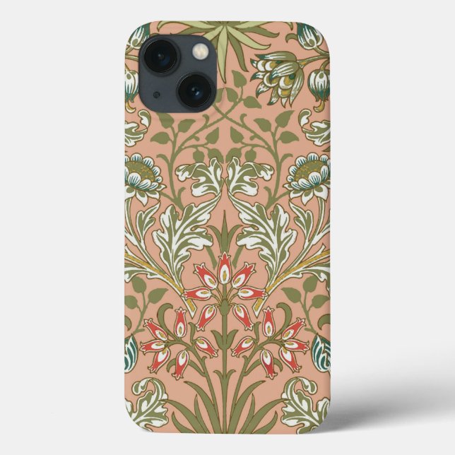 William Morris Hyacinth Flower Rose Art Case-Mate iPhone Case (Back)