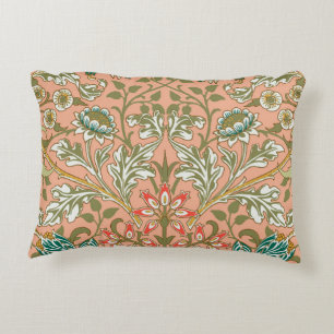 William Morris Hyacinth Pattern Dusty Rose Decorative Cushion