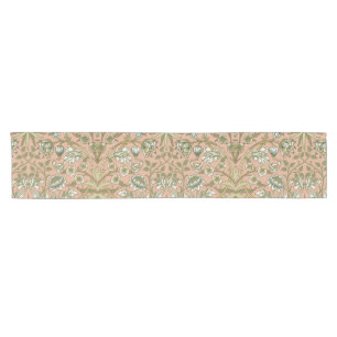 William Morris Hyacinth Pattern Dusty Rose Short Table Runner