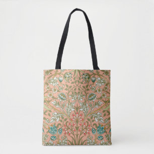 William Morris Hyacinth Pattern Dusty Rose Tote Bag